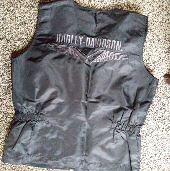 Harley Davidson nylon riding vest - Picture 1 of 15